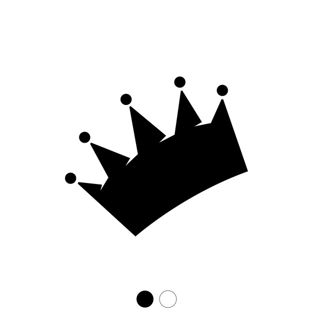 vector corona de oro sobre fondo blanco vector