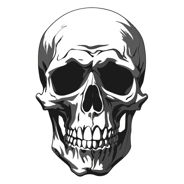 Vector vector cráneo vector esqueleto grim reaper cráneo vector