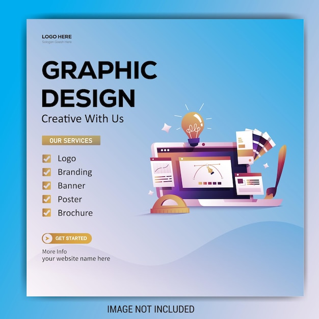 Vector Creative Graphic Design Services poster