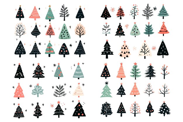 Vector creativo del árbol de Navidad