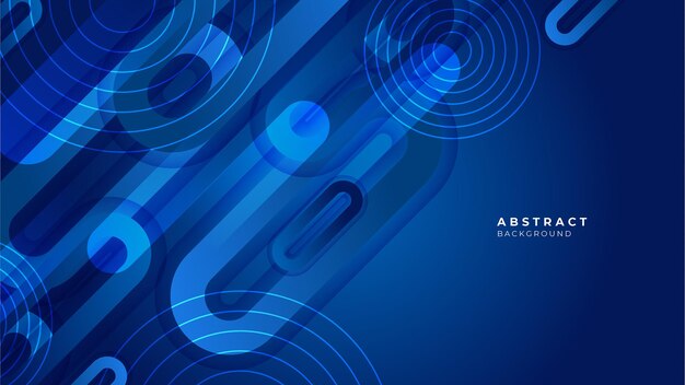 Vector creativo de fondo azul clásico