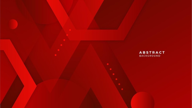 Vector creativo de fondo rojo clásico