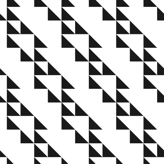 Vector creativo patrón geométrico sin costuras Textil rayas textura en blanco y negro