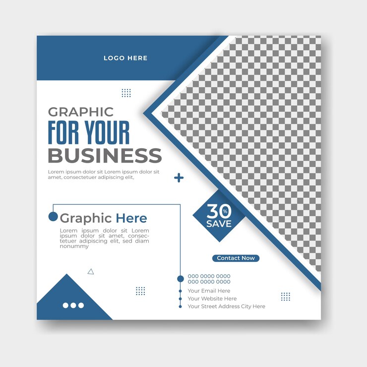 vector crecer su negocio web banner y redes sociales publicar plantilla diseño creativo