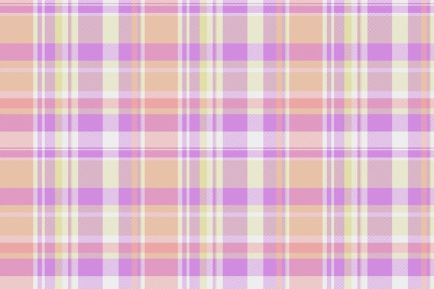 Vector de cuadros de tartán de textura sin costuras con un fondo de control textil de patrón