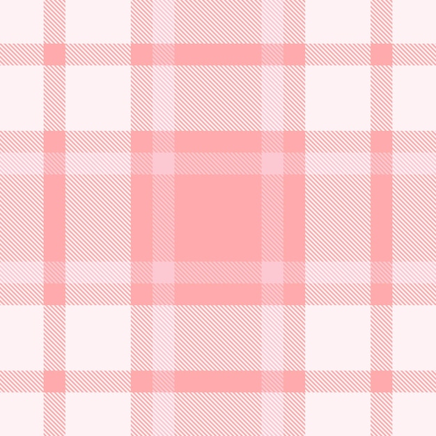 Vector de cuadros de textura de cuadros de tartán sin costuras con un patrón de fondo de tela textil en colores rojo y rubor lavanda