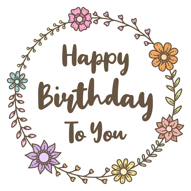 Vector de cumpleaños felices