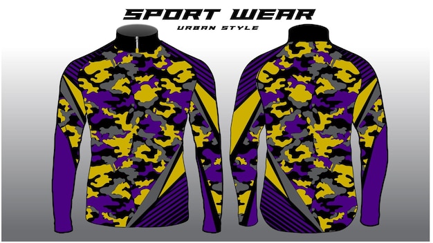 Vector de deporte digital de motocross jersey