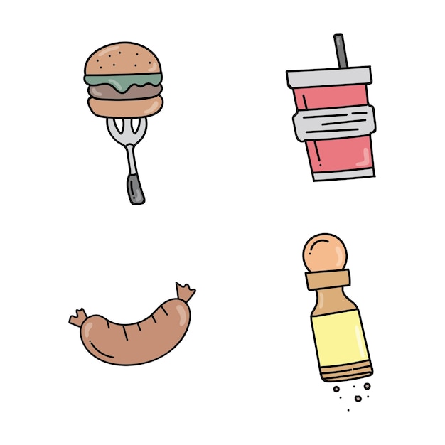 Vector de descarga gratuita de comida rápida