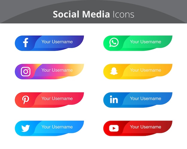 Vector de descarga gratuita de iconos y logotipos de redes sociales