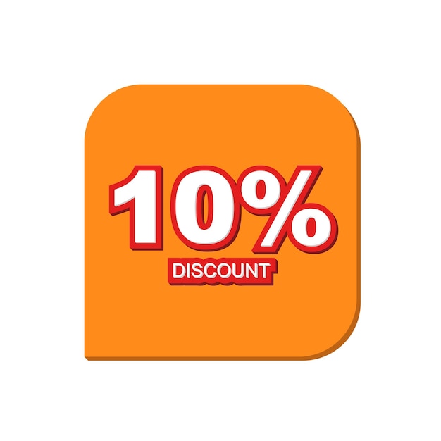 Vector de descuento de venta sobre fondo blanco