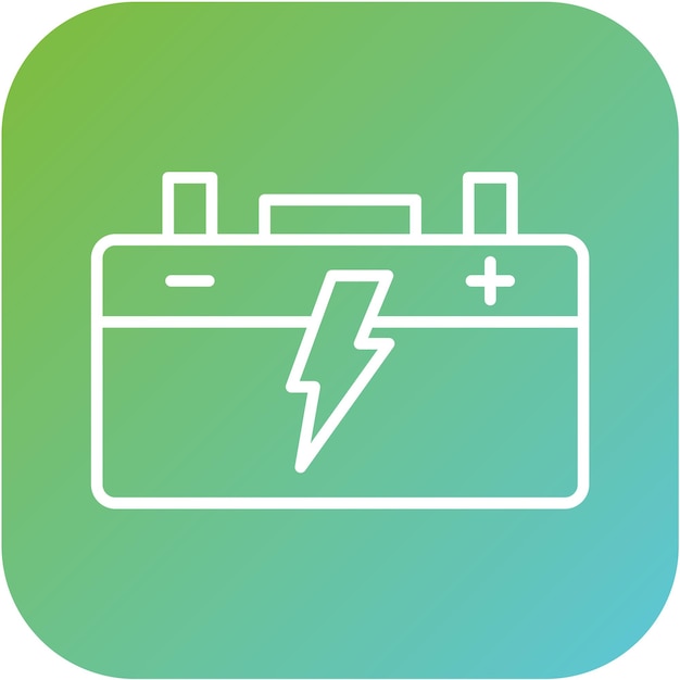 Vector vector design auto battery icon style