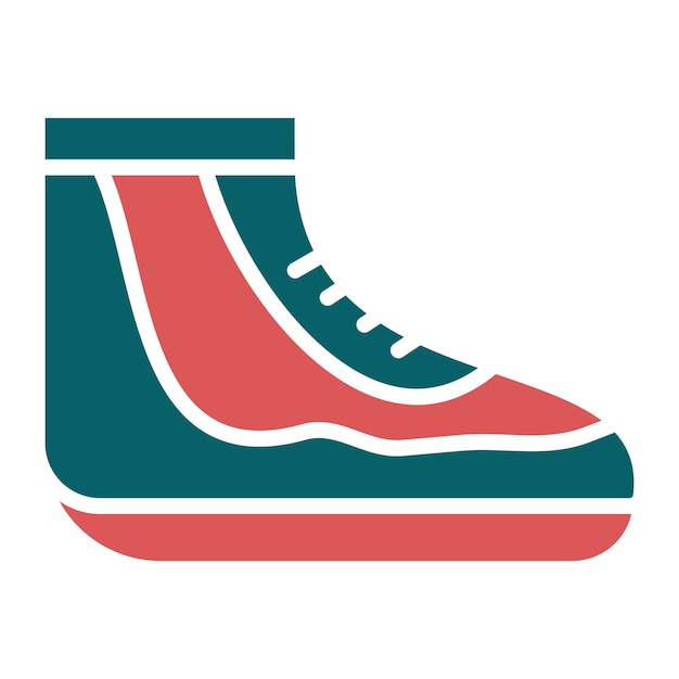 Vector Design Dubai Shoes Icon Style (Estilo icónico de los zapatos de Dubai)