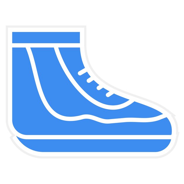 Vector Design Dubai Shoes Icon Style (Estilo icónico de los zapatos de Dubai)