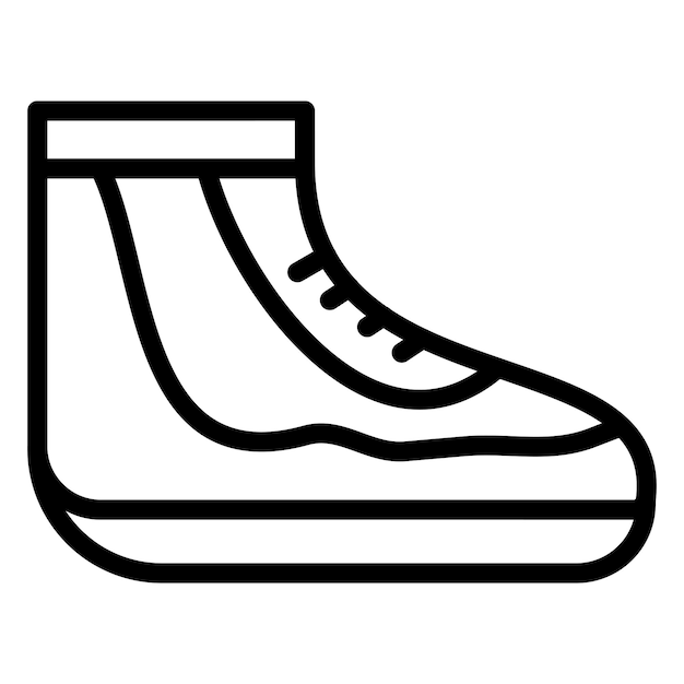 Vector Design Dubai Shoes Icon Style (Estilo icónico de los zapatos de Dubai)