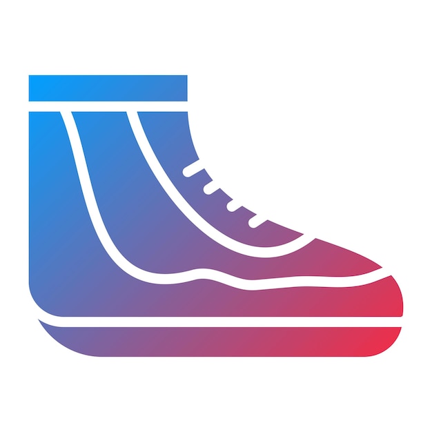 Vector Design Dubai Shoes Icon Style (Estilo icónico de los zapatos de Dubai)
