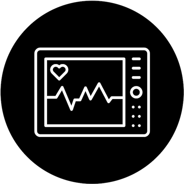 Vector vector design electrocardiogram icon style