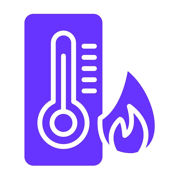 Vector Design Fire Icon Style