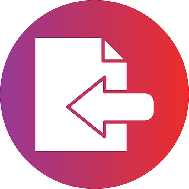 Vector Design Import Icon Style