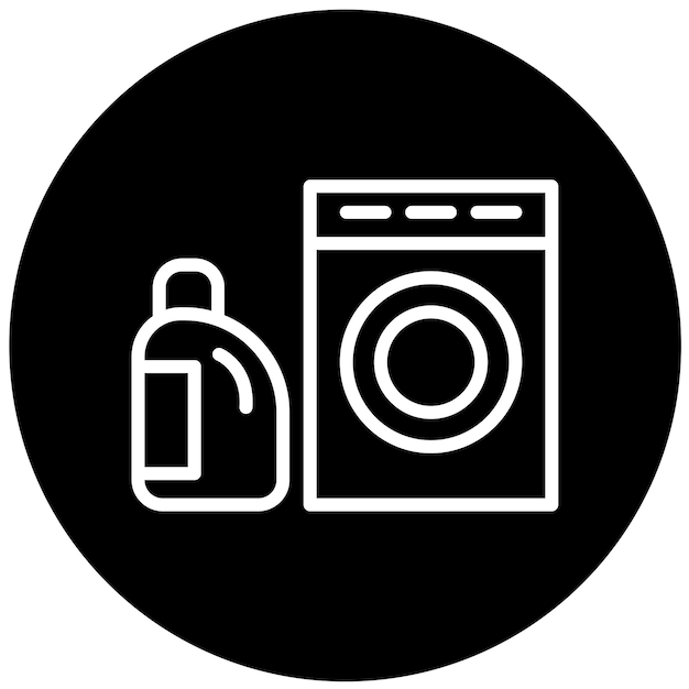 Vector vector design laundry room icon style