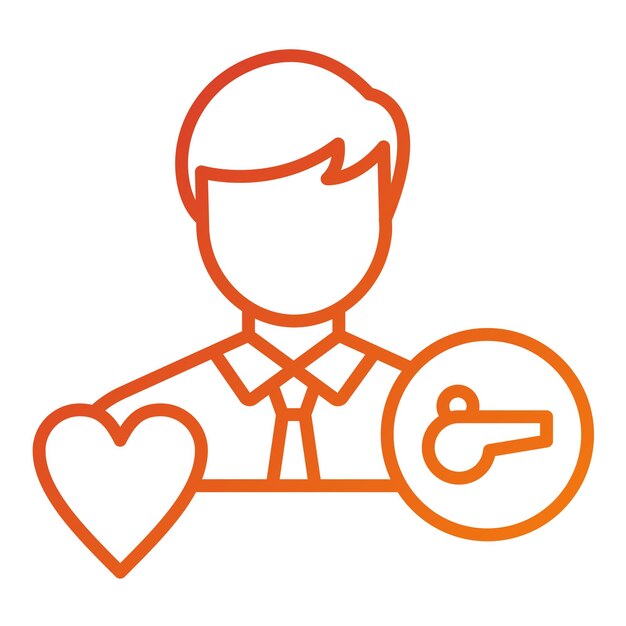 Vector Design Life Coach Estilo de ícono masculino