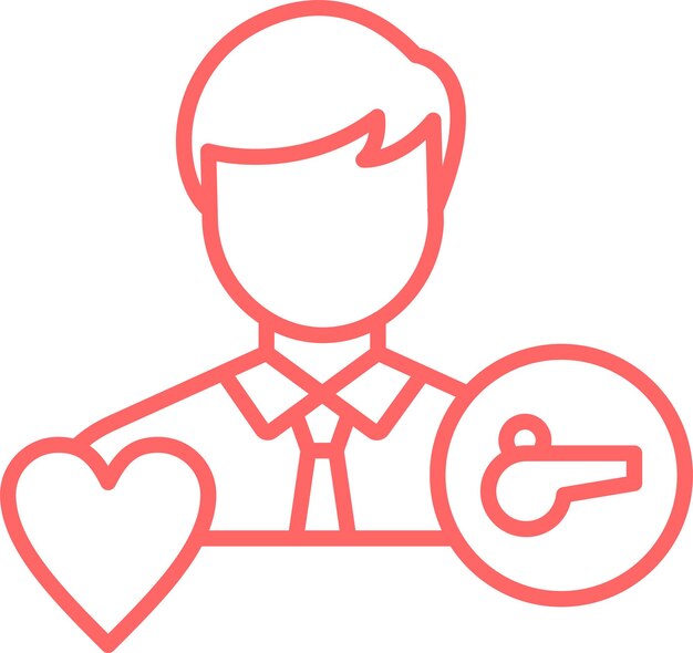 Vector Design Life Coach Estilo de ícono masculino