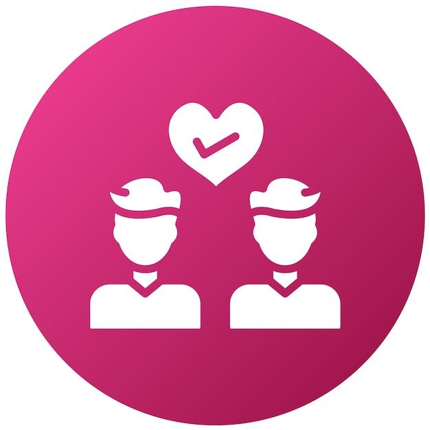 Vector Design Wellness Partners Estilo del icono