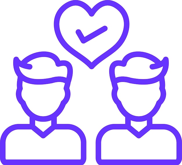 Vector Design Wellness Partners Estilo del icono