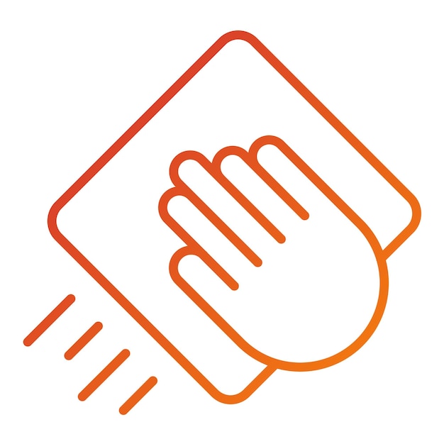 Vector Design Wipe Icon Style