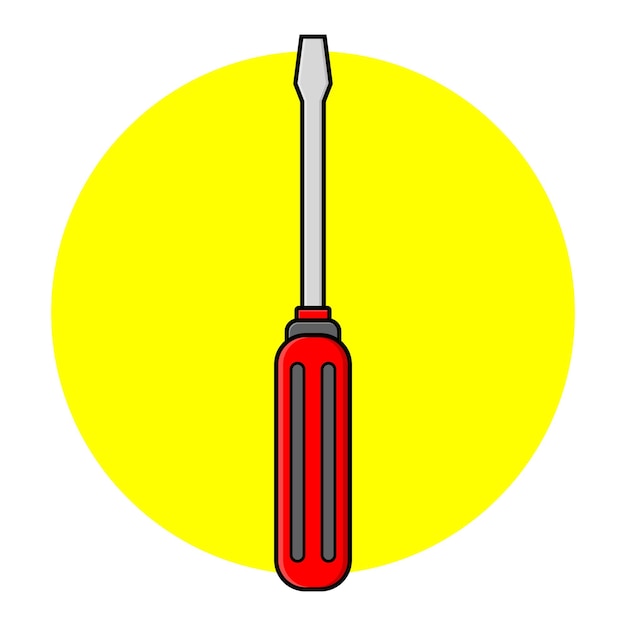 vector destornillador herramienta vector diseño