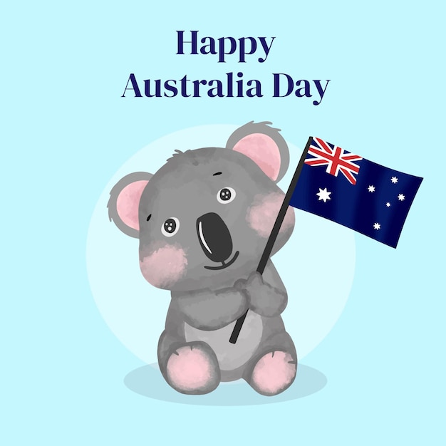 Vector vector del día de australia