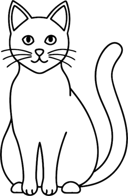 Vector del día internacional del gato Ilustración artística