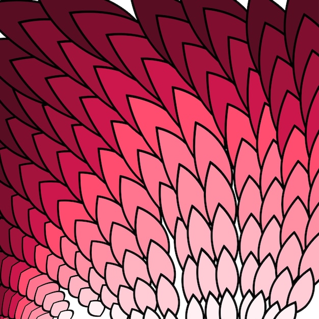 Vector Día de San Valentín Abstracto Fondo Diseño plano