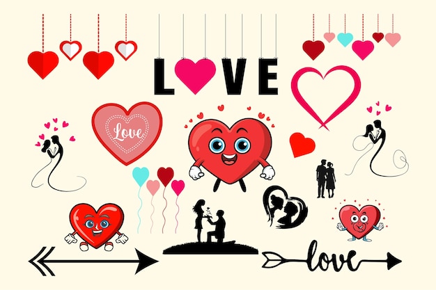 Vector del día de San Valentín