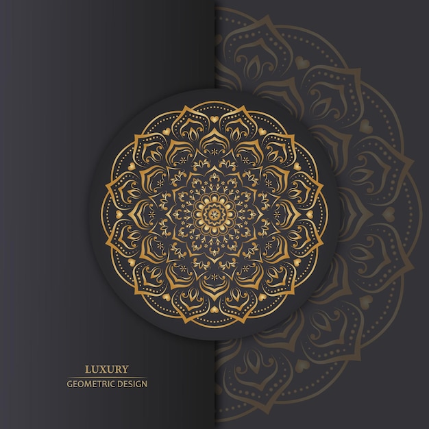 Vector dibujado a mano doodle mandala Patrón redondo ornamental