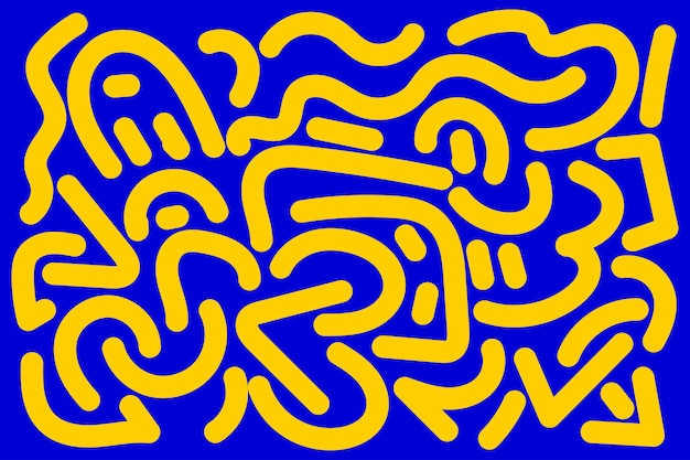 Vector dibujado a mano elementos de garabateo patrón fondo abstracto