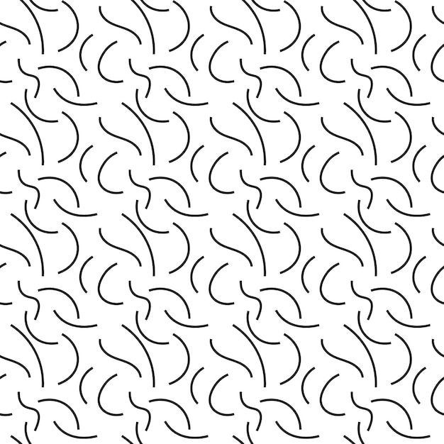 Vector dibujado a mano forma abstracta patrón repetido patrón sin costuras diseño de fondo