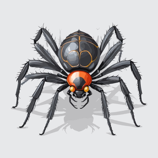 Vector vector de dibujo de araña