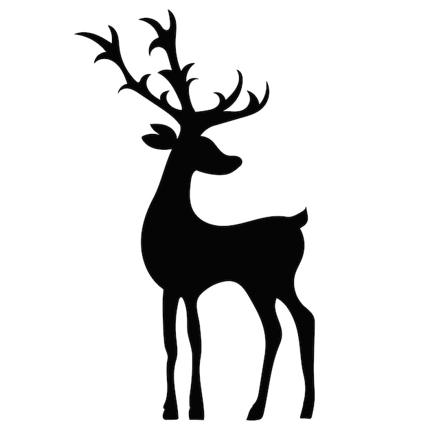 Vector, dibujo de una línea de caballo aislado, bosquejo