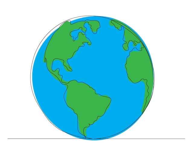 Vector de dibujo de línea continua de dibujo de vela