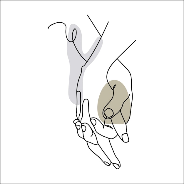 Vector de dibujo a mano