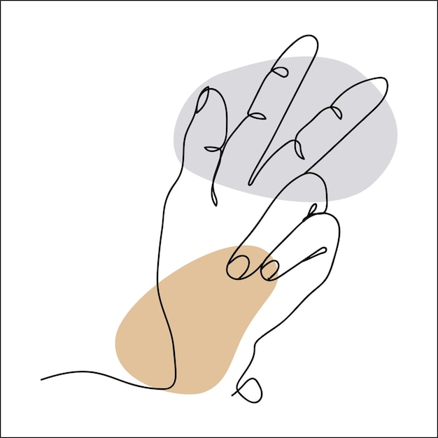 Vector de dibujo a mano
