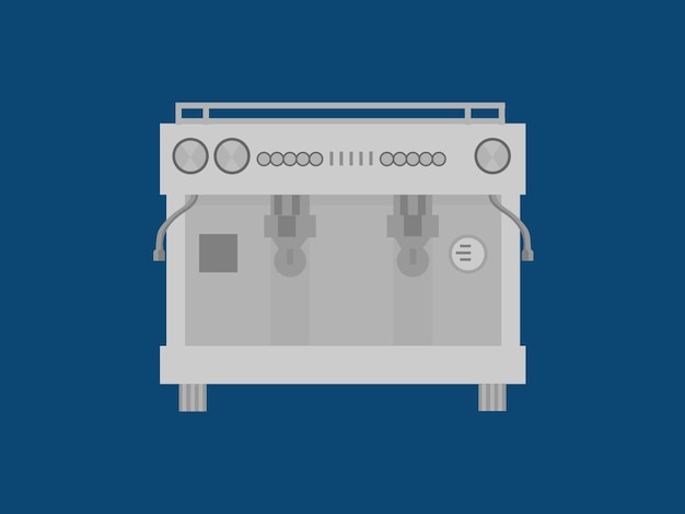 vector de dibujo de maquina de cafe