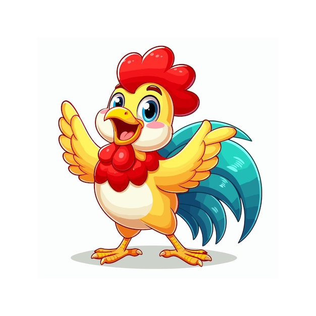 vector de dibujos animados de animales divertidos sobre fondo blanco
