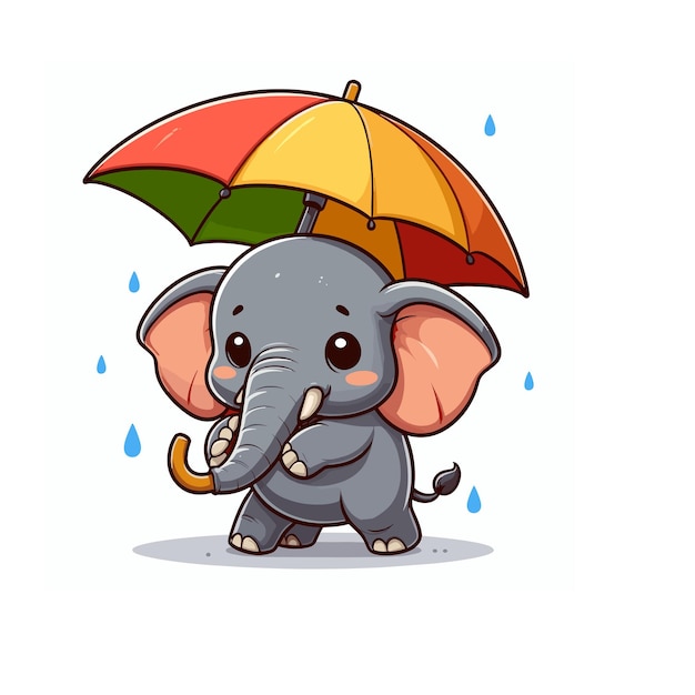 vector de dibujos animados de animales divertidos sobre fondo blanco