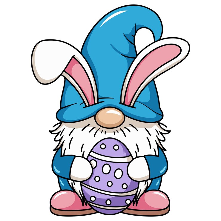 Vector el vector de dibujos animados de bunny gnomes