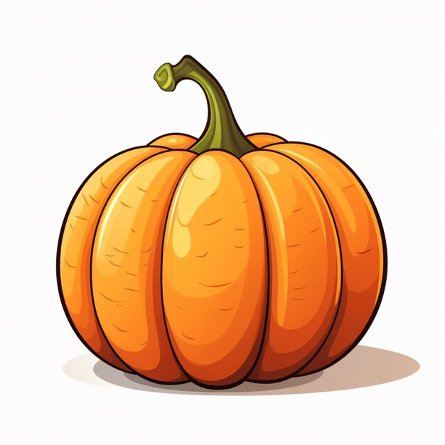 Vector vector de dibujos animados de calabaza