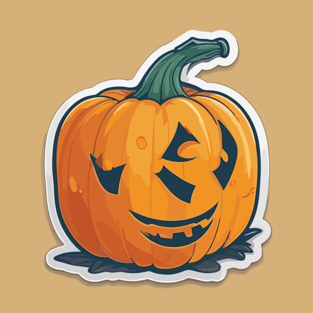 Vector de dibujos animados de calabaza