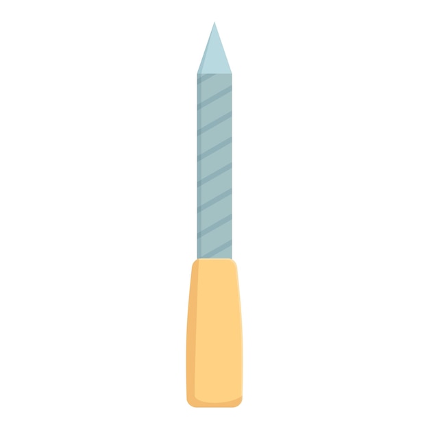Vector de dibujos animados de expert trim para el cuidado de las uñas.