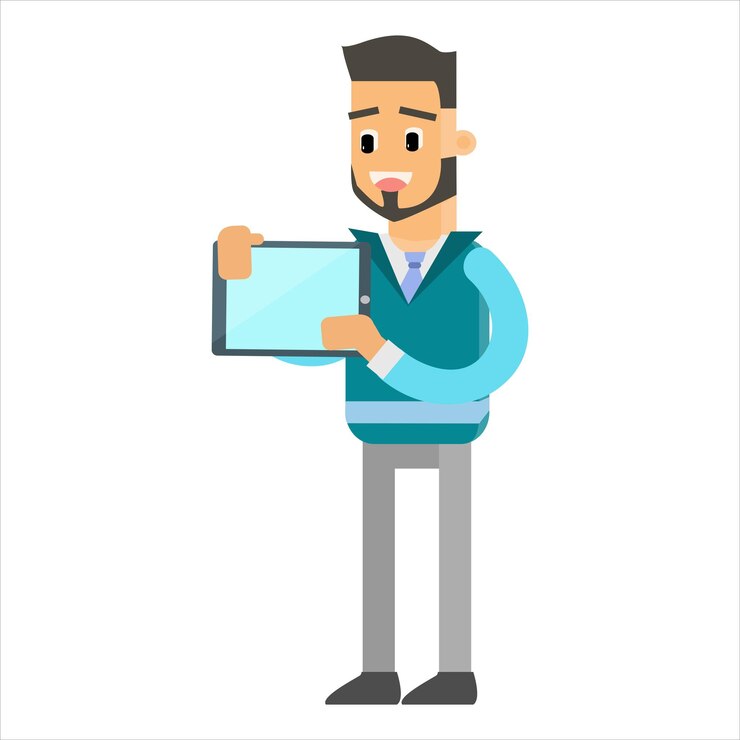 Vector vector de dibujos animados de hombres de negocios